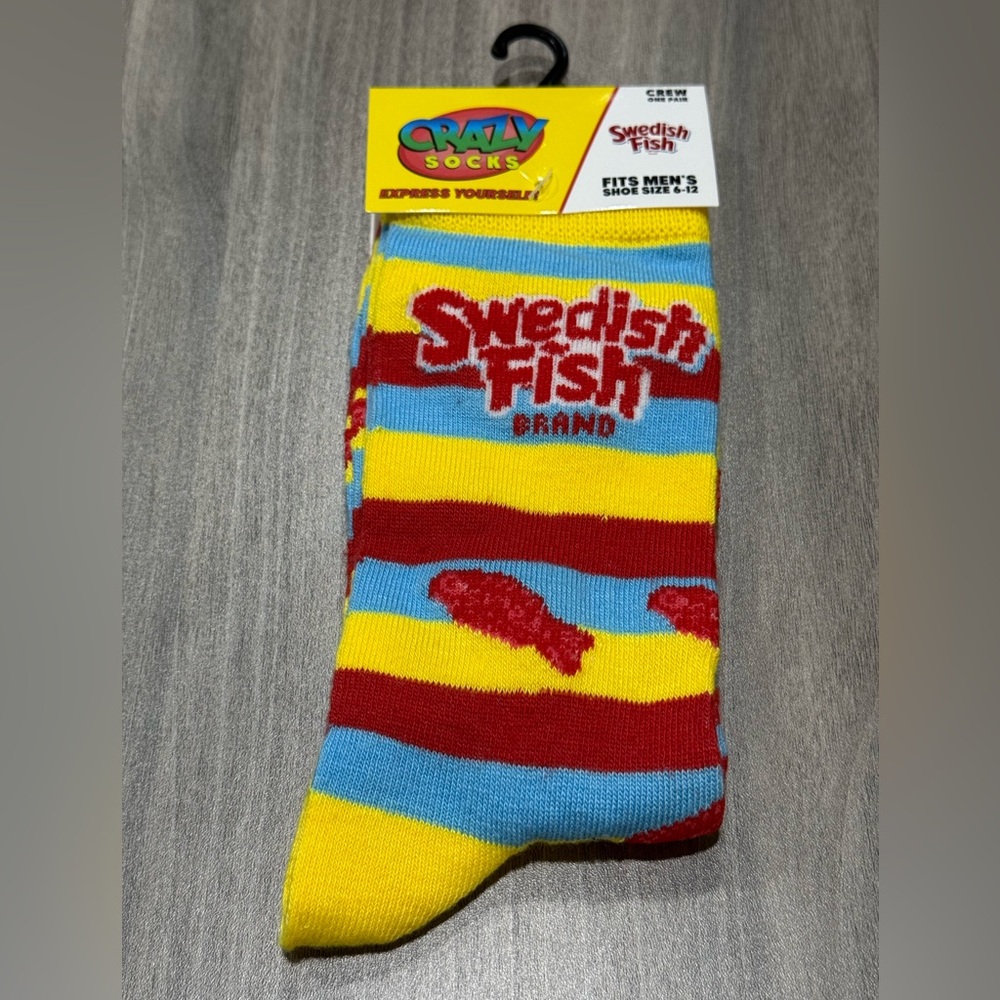 Swedish Fish Crazy Socks -Unisex